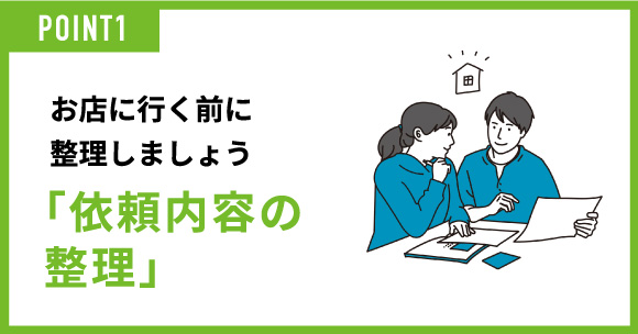 「依頼内容の整理」